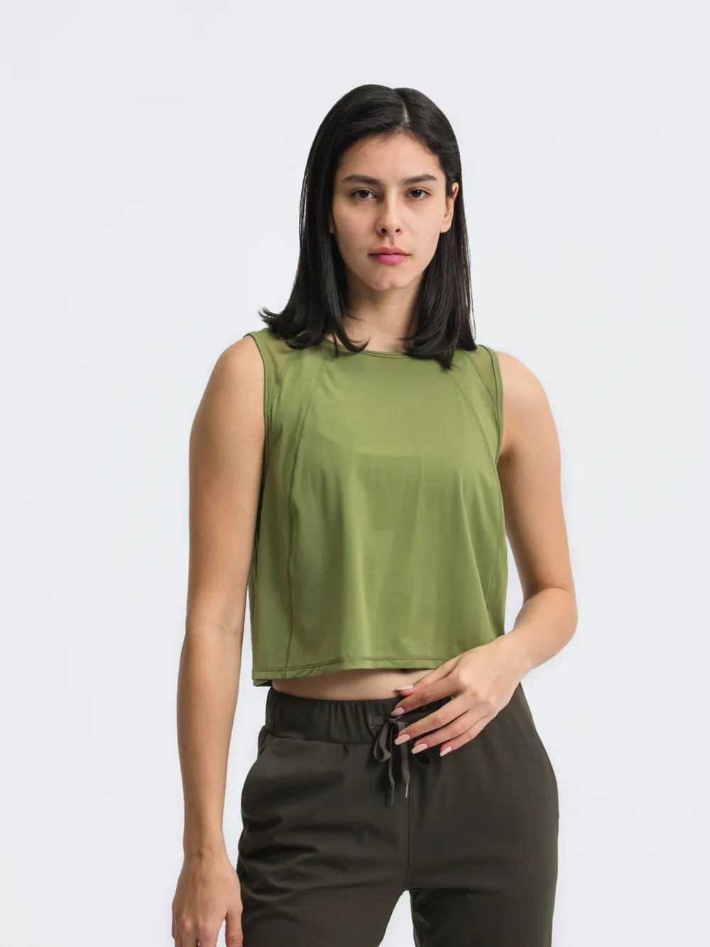 JupiterGear Round-Neck Cropped Tank Jupiter Gear Home