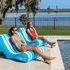 WOW Watersports Splash Pad Lounge Chair w Bottom Slot and Built-In Cup Holder Jupiter Gear Home