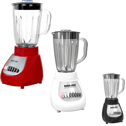 Better Chef Classic 10-Speed 5-Cup Glass Jar Blender Jupiter Gear Home