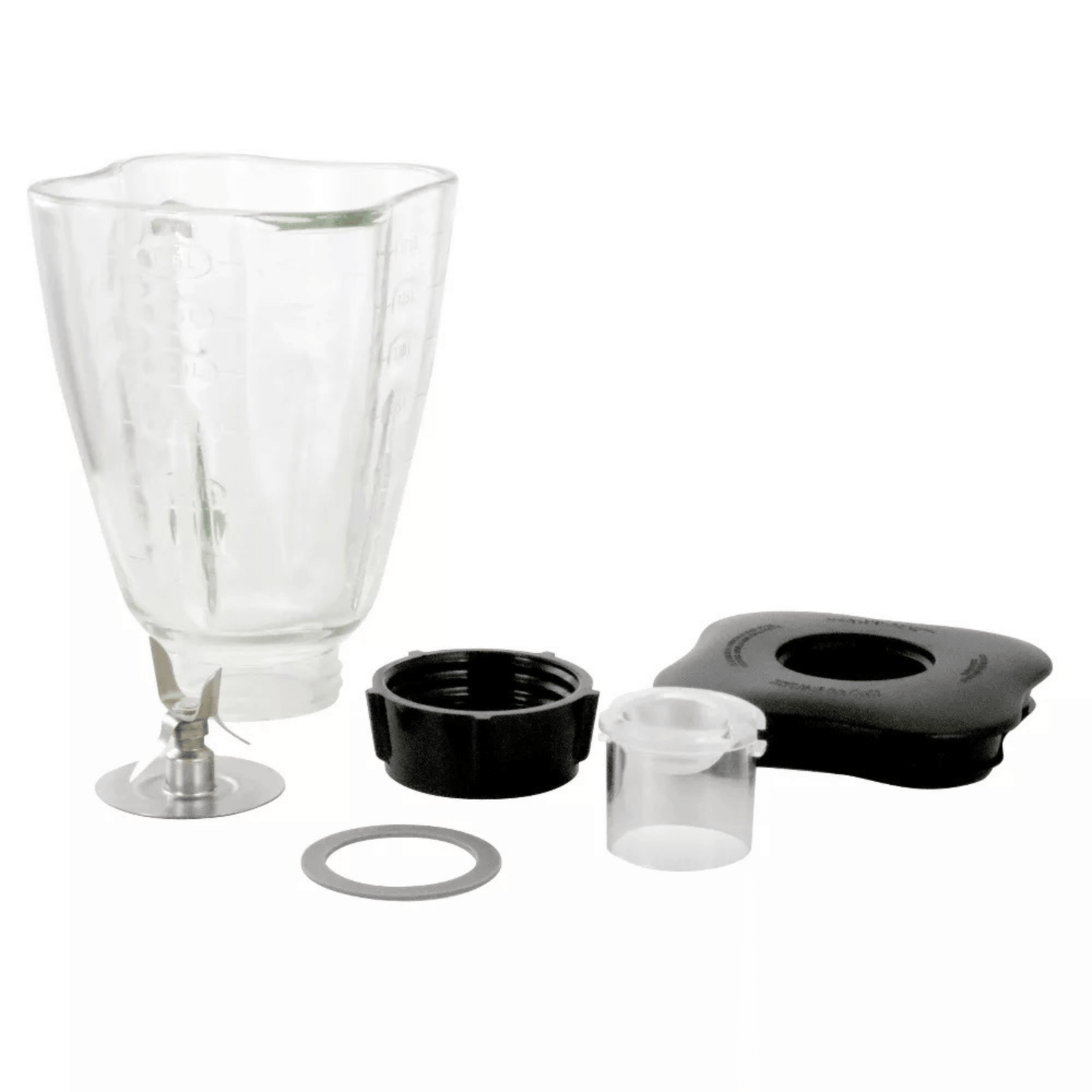 Oster 6-Piece Square Glass Blender Jar Replacement Kit for Oster Blenders Jupiter Gear Home