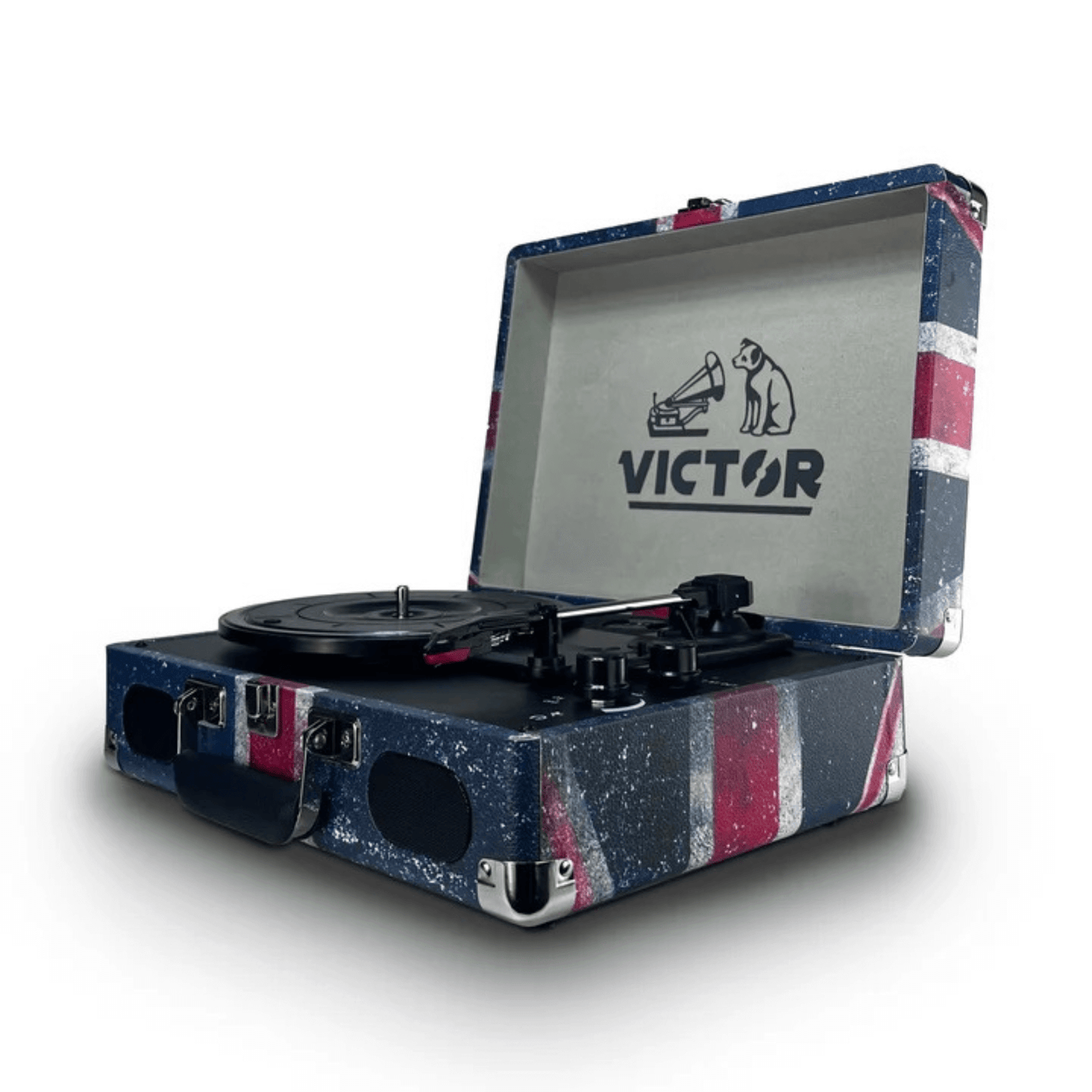 Victor Metro Plus Portable Dual Bluetooth Suitcase Turntable Jupiter Gear Home