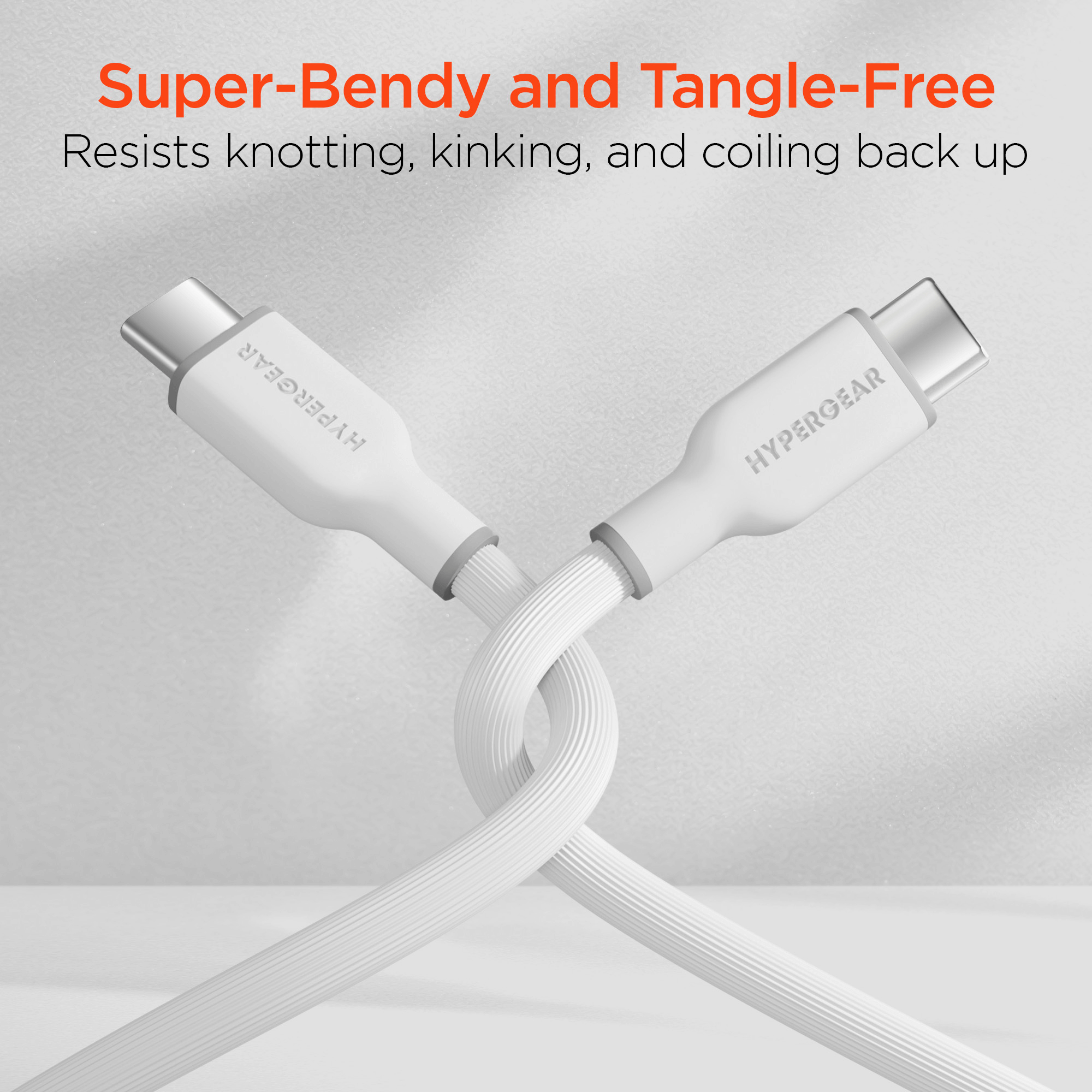 HyperGear Flexi PRO USB-C to USB-C Cable 6ft Jupiter Gear Home