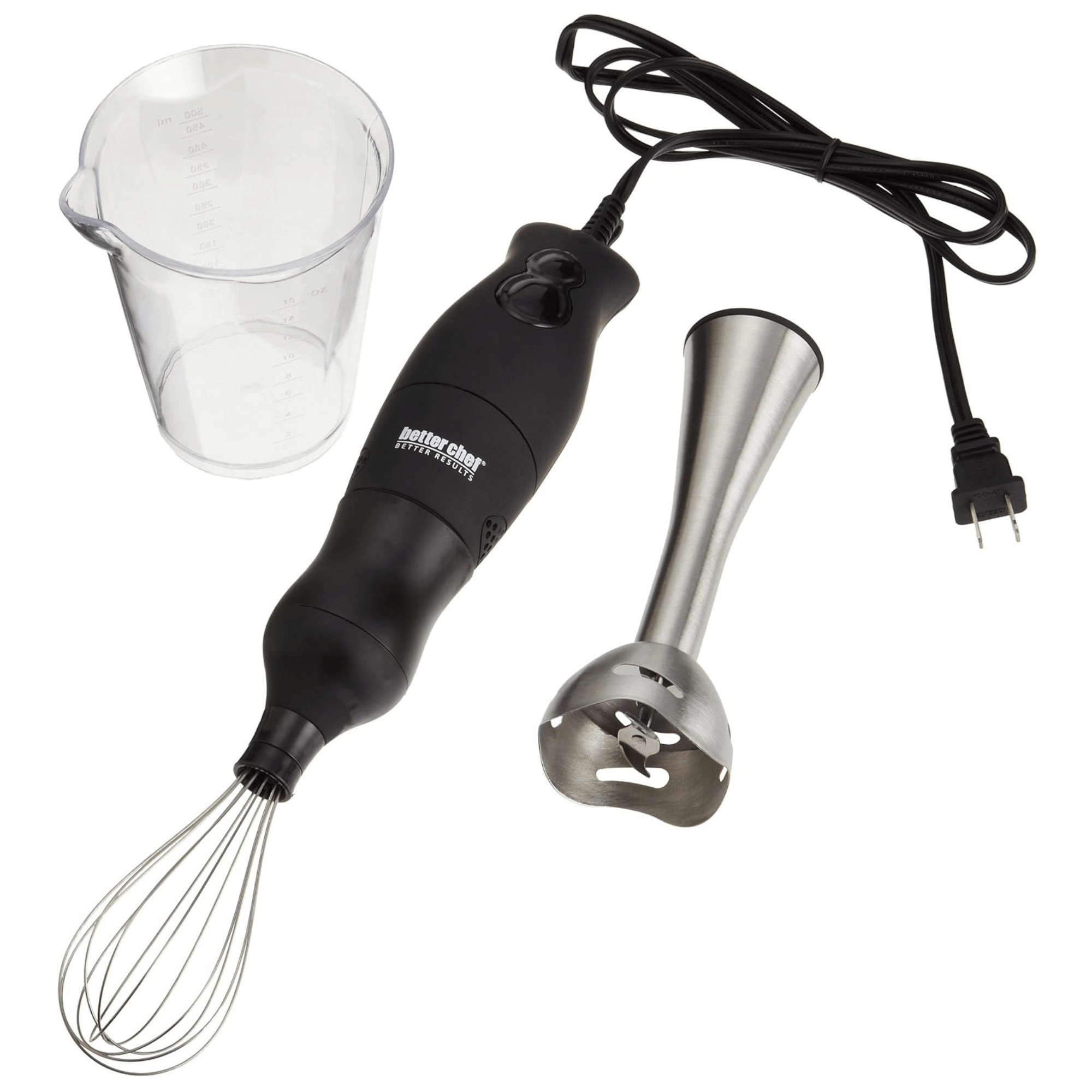 Better Chef 200W DualPro Immersion Blender Hand-Mixer with Cup and Beater Jupiter Gear Home