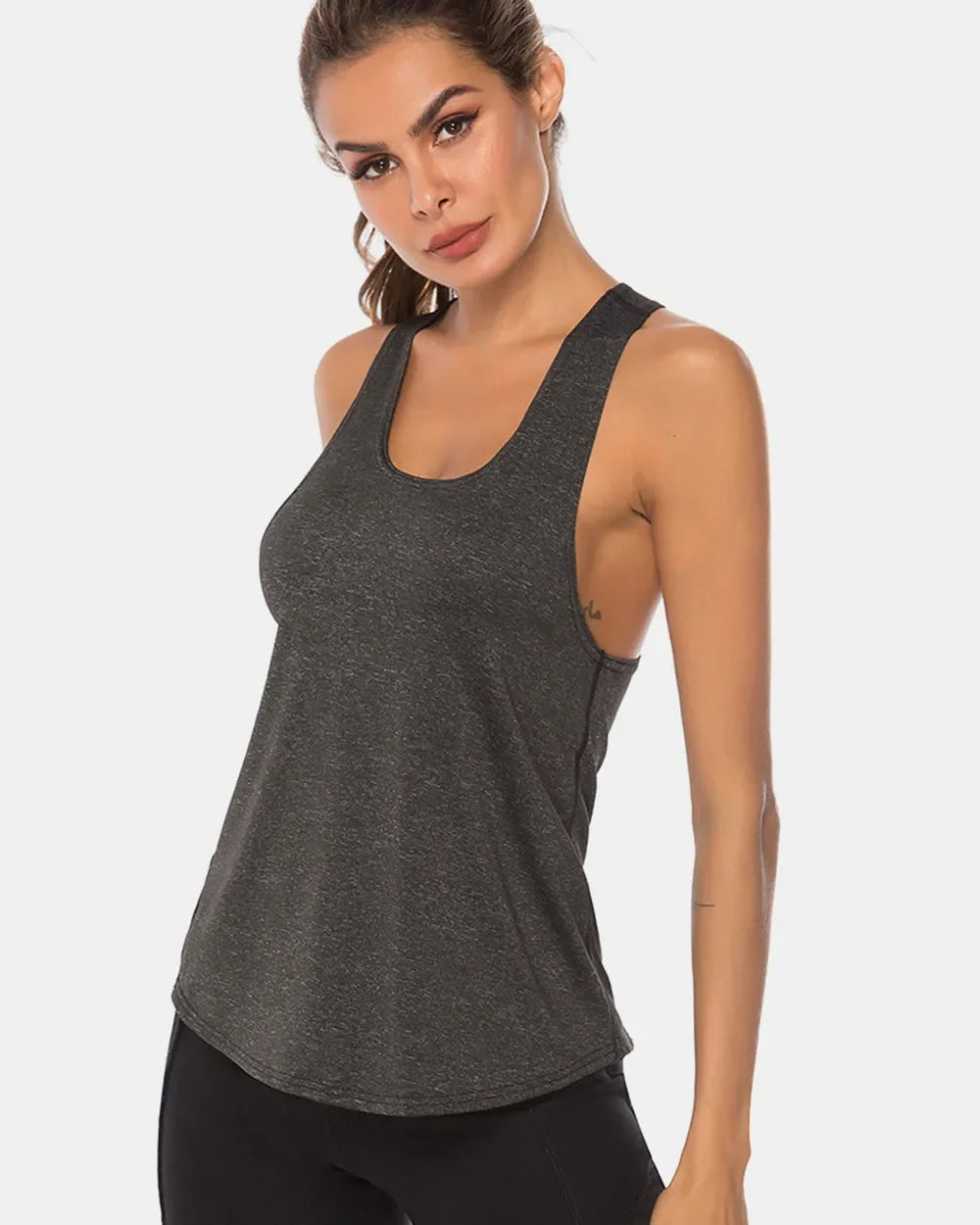 JupiterGear Scoop-Neck Long Tank Top Jupiter Gear Home