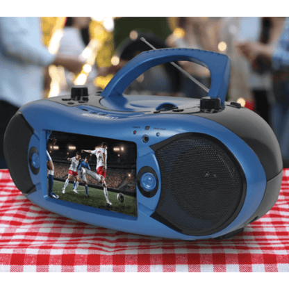 Emerson 7" Bluetooth DVD Boombox w AMFM Radio, Stereo Speakers &amp; Multi-Media Jupiter Gear Home