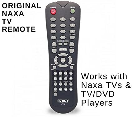 NAXA Original Replacement Remote Control for Naxa NT and NTD Model 12 Volt TVs and TV-DVD Combo Players Jupiter Gear Home