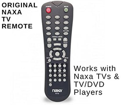 NAXA Original Replacement Remote Control for Naxa NT and NTD Model 12 Volt TVs and TV-DVD Combo Players Jupiter Gear Home
