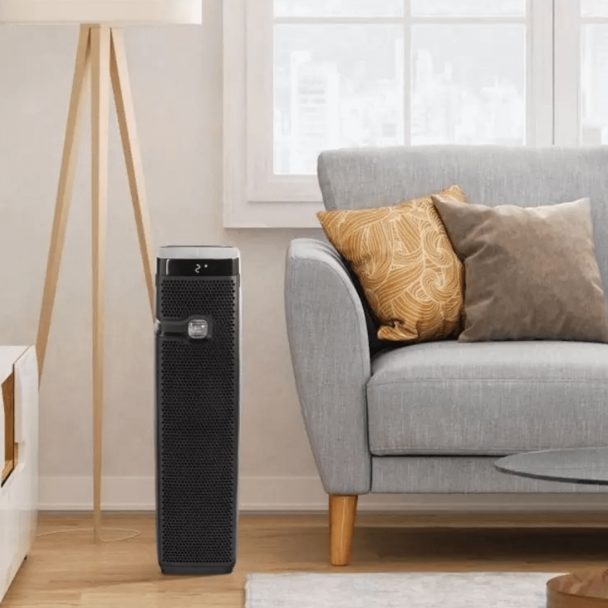 Holmes Aer1 True Hepa Air Purifier Tower with Timer and Filter Light Jupiter Gear Home