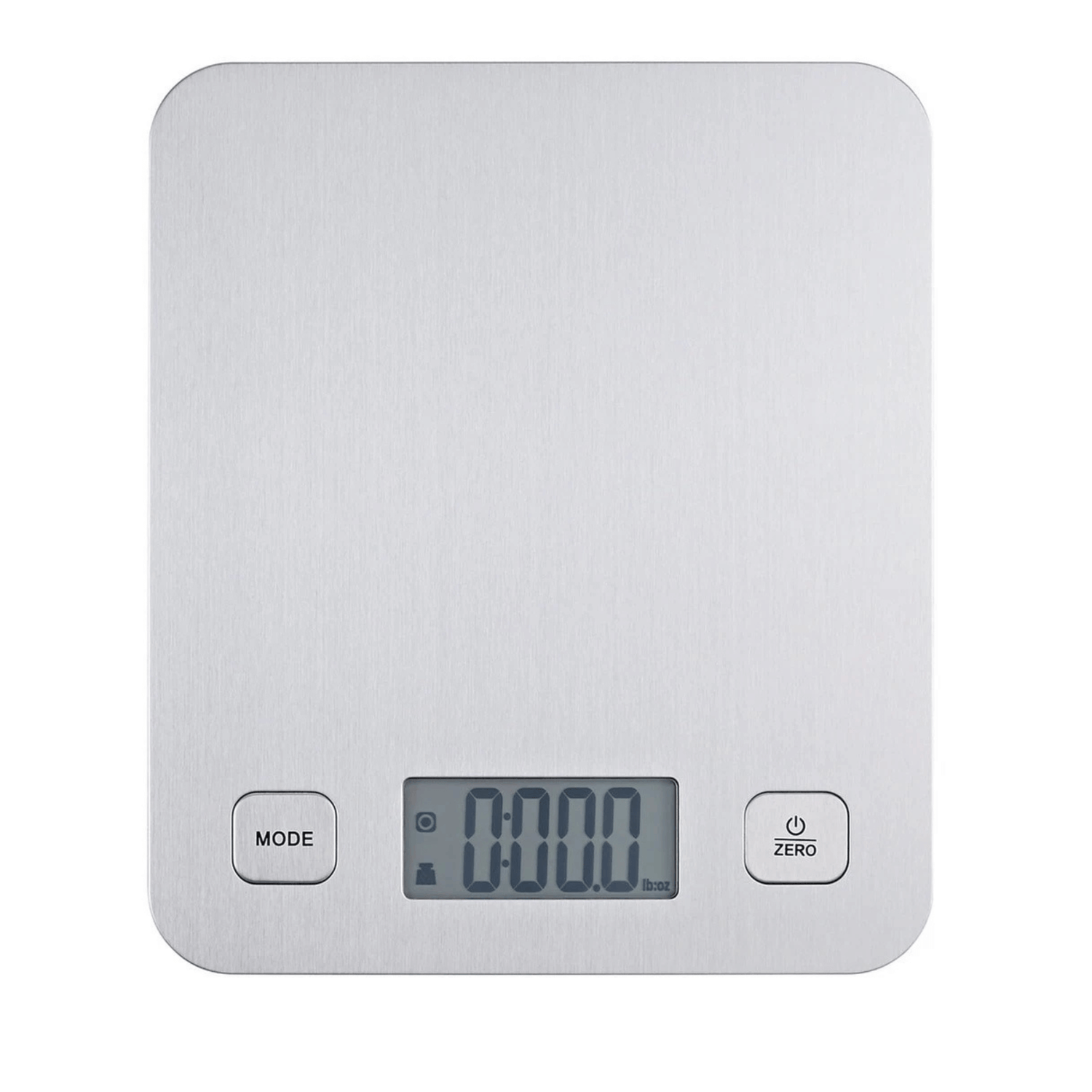 Mainstays Stainless Steel Digital Battery-Powered Kitchen Scale Jupiter Gear Home