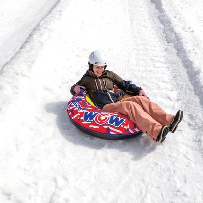 WOW Watersports Legend Hard-Bottom Snow Tube for 1 Person Jupiter Gear Home