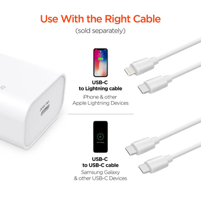 HyperGear 20W USB-C PD Wall Charger Jupiter Gear Home