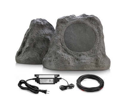 SoundPro Dual Bluetooth Outdoor Weatherproof Rock Landscape Speakers Jupiter Gear Home