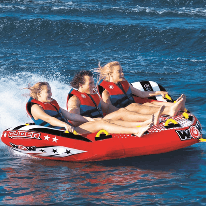 WOW Watersports Glider 3 Person 3P Towable with Flex Seating Jupiter Gear Home