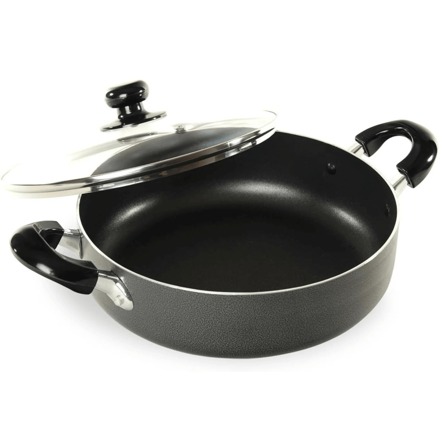 Better Chef 12" Aluminum Non-Stick Deep Fryer with Glass Lid Jupiter Gear Home