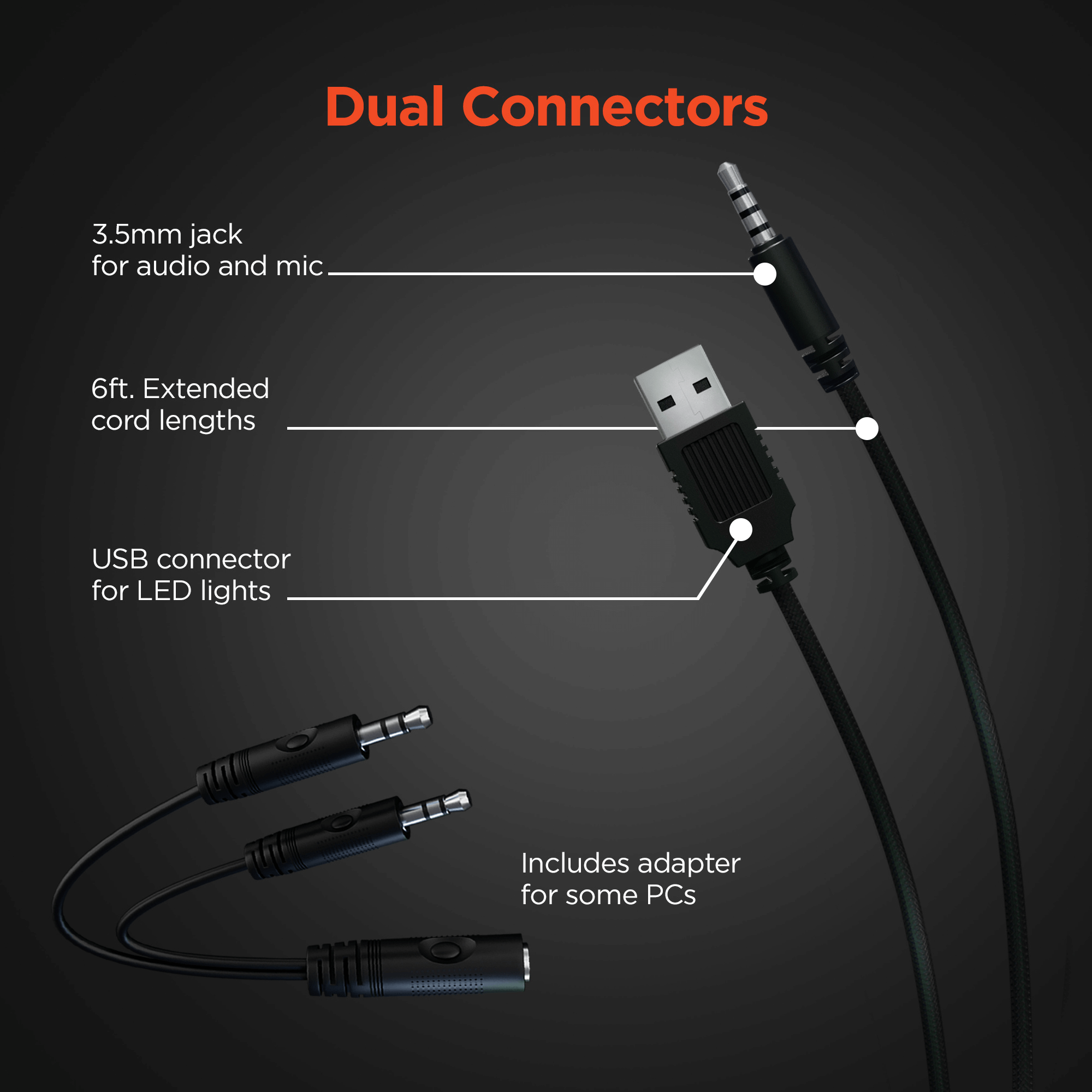 HyperGear V150 Home/Office Stereo Headset Jupiter Gear Home