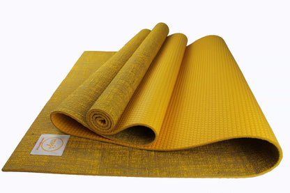 Maji Sports Jute Premium Eco Yoga Mat + Foot Massager  (7.5cm x 17.5cm) Jupiter Gear Home