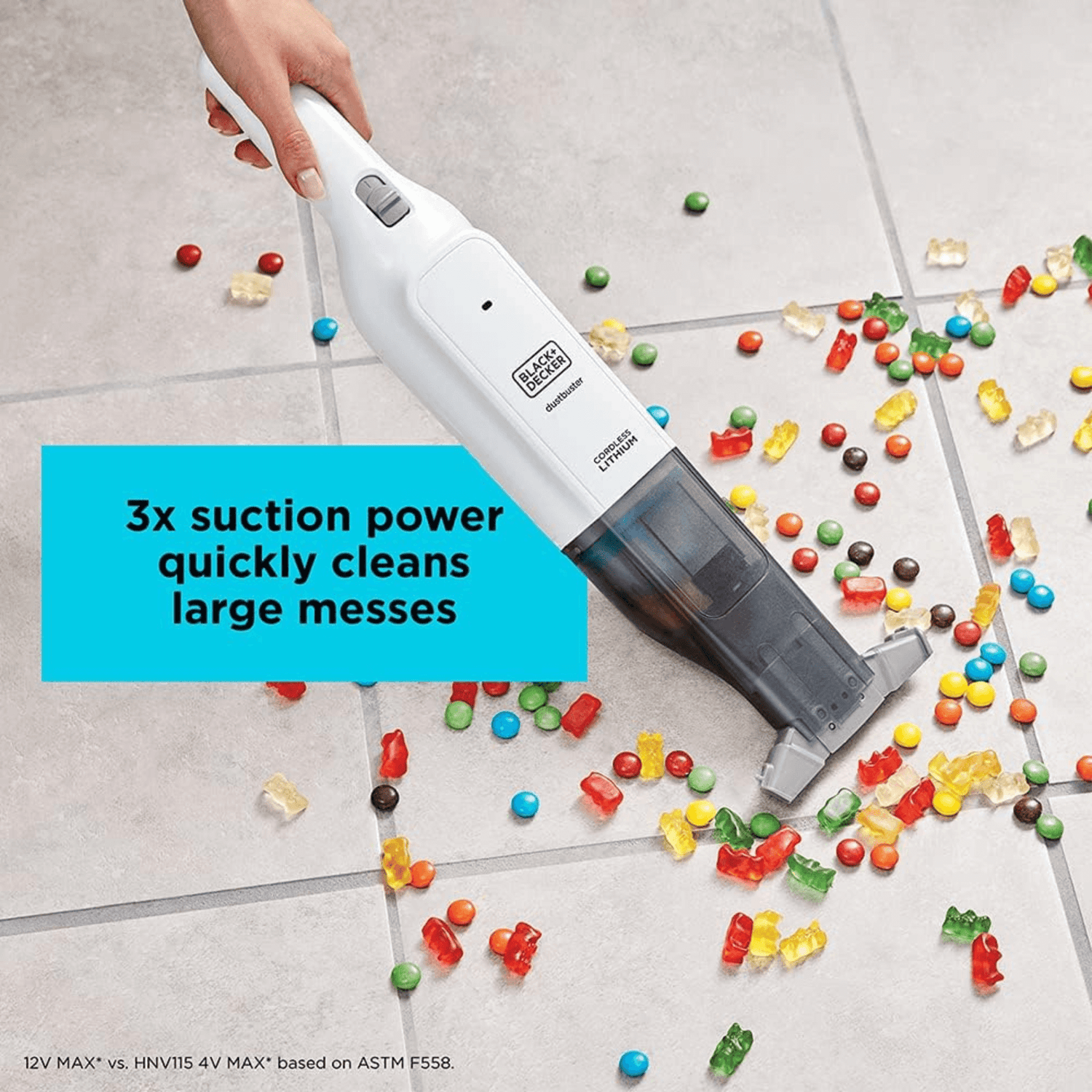 Black &amp; Decker Dustbuster Advanced Clean Handheld Cordless Vacuum with Base Jupiter Gear Home