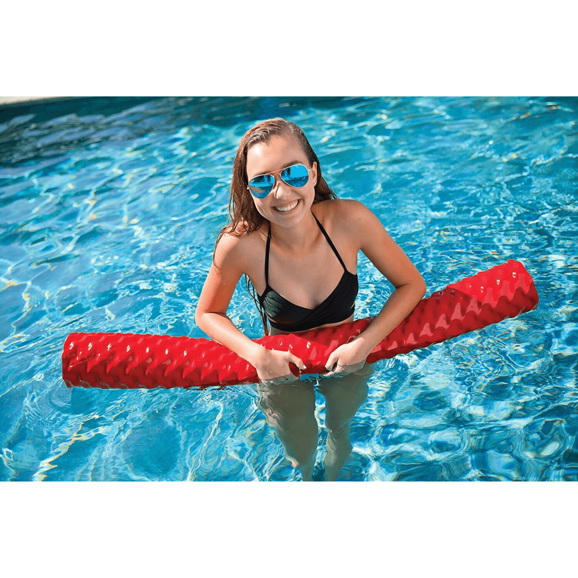 WOW Watersports Pool Noodle made from First Class Super Soft Foam Red Jupiter Gear Home