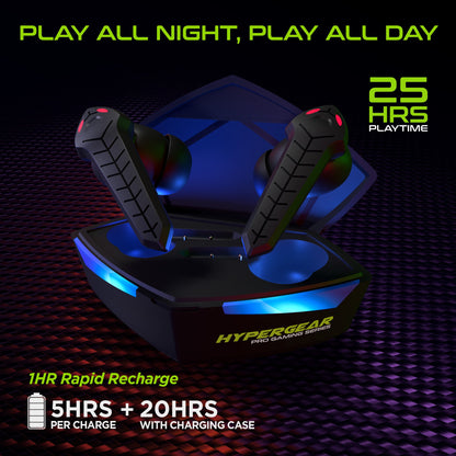 HyperGear CobraStrike True Wireless Gaming Earbuds with No Lag Audio Jupiter Gear Home
