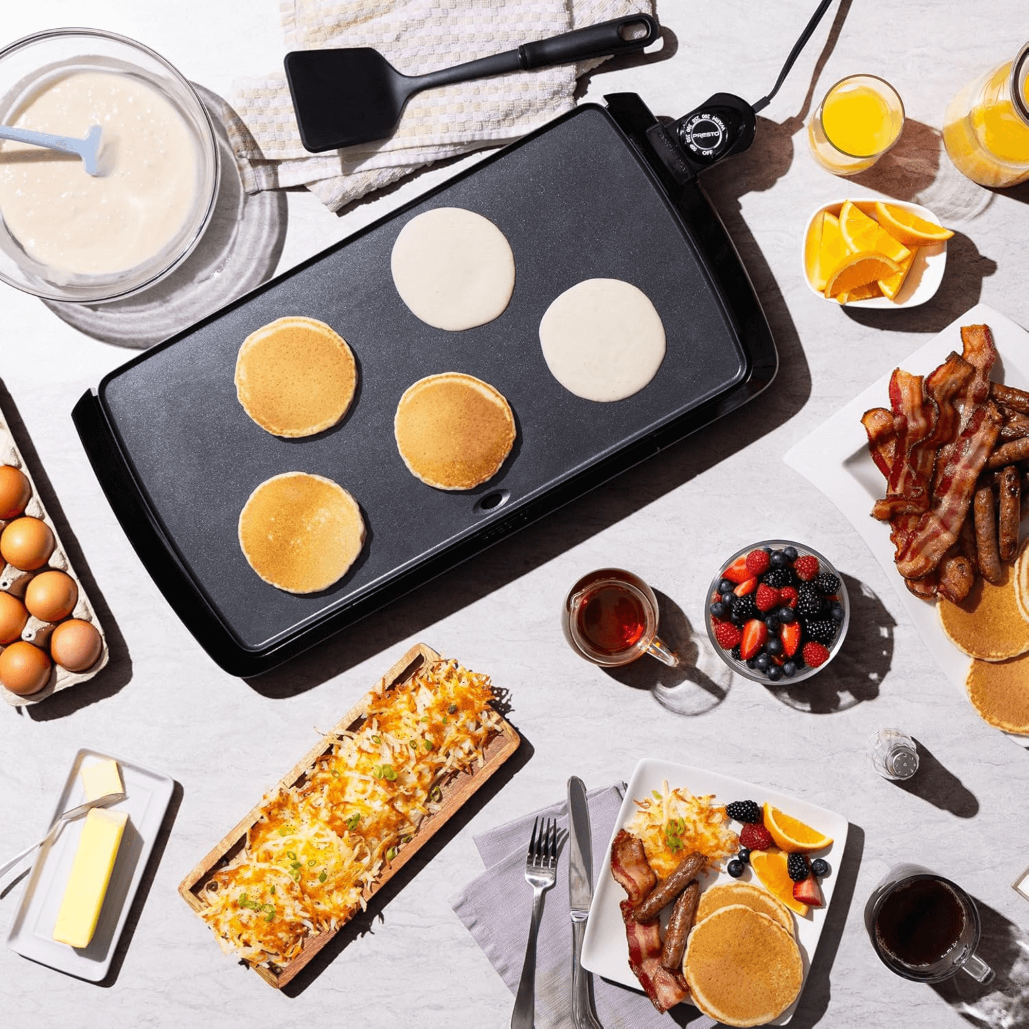 Presto Low Profile Cool-Touch Electric Griddle Jupiter Gear Home