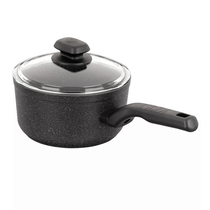 Korkmaz Ornella 2 Piece 2L Aluminum Non Stick Saucepan with Lid Jupiter Gear Home