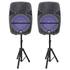 Naxa Dual 15" Bluetooth TWS Party Speakers - Refurbished Jupiter Gear Home