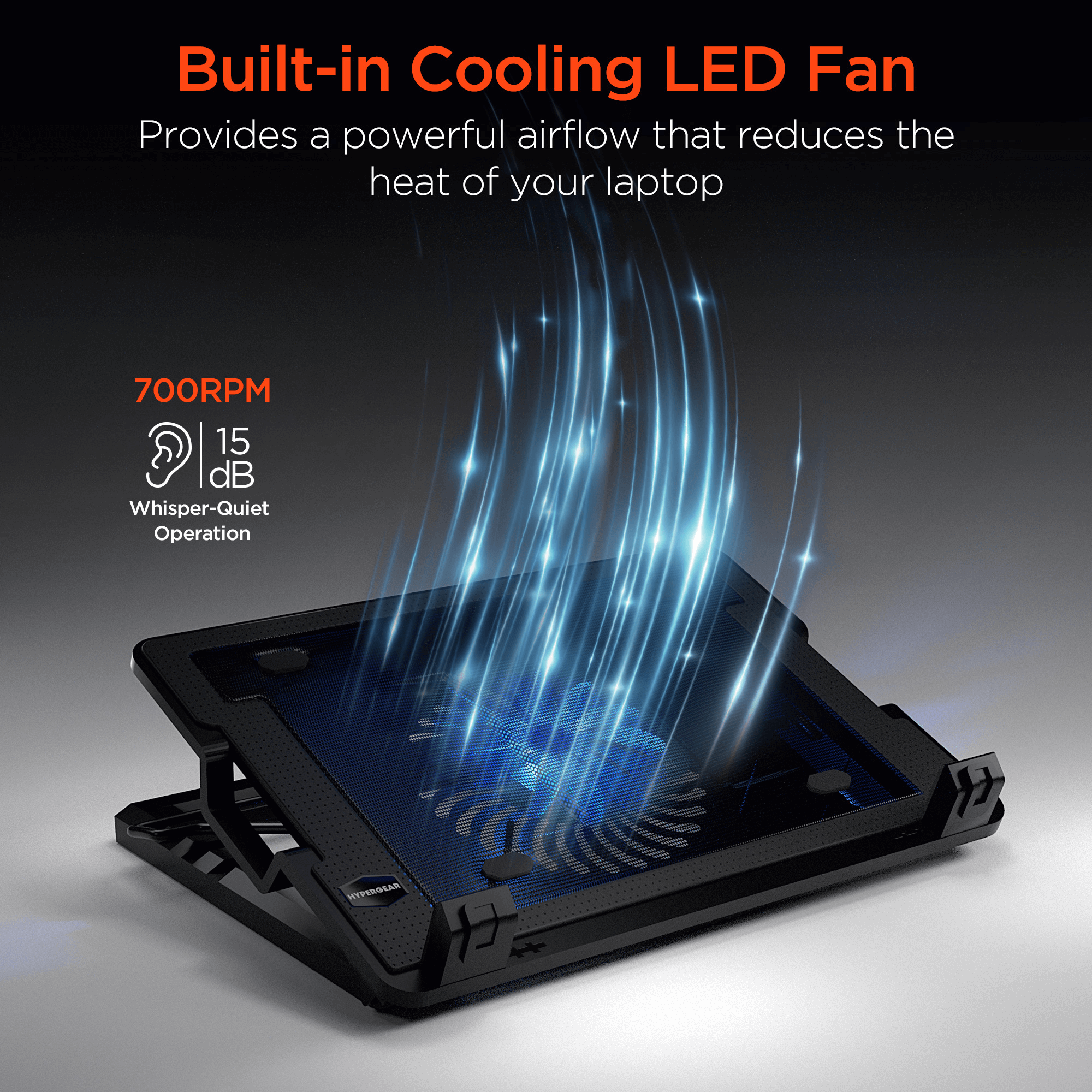 HyperGear UpRite Air Portable Laptop Cooling Stand Jupiter Gear Home