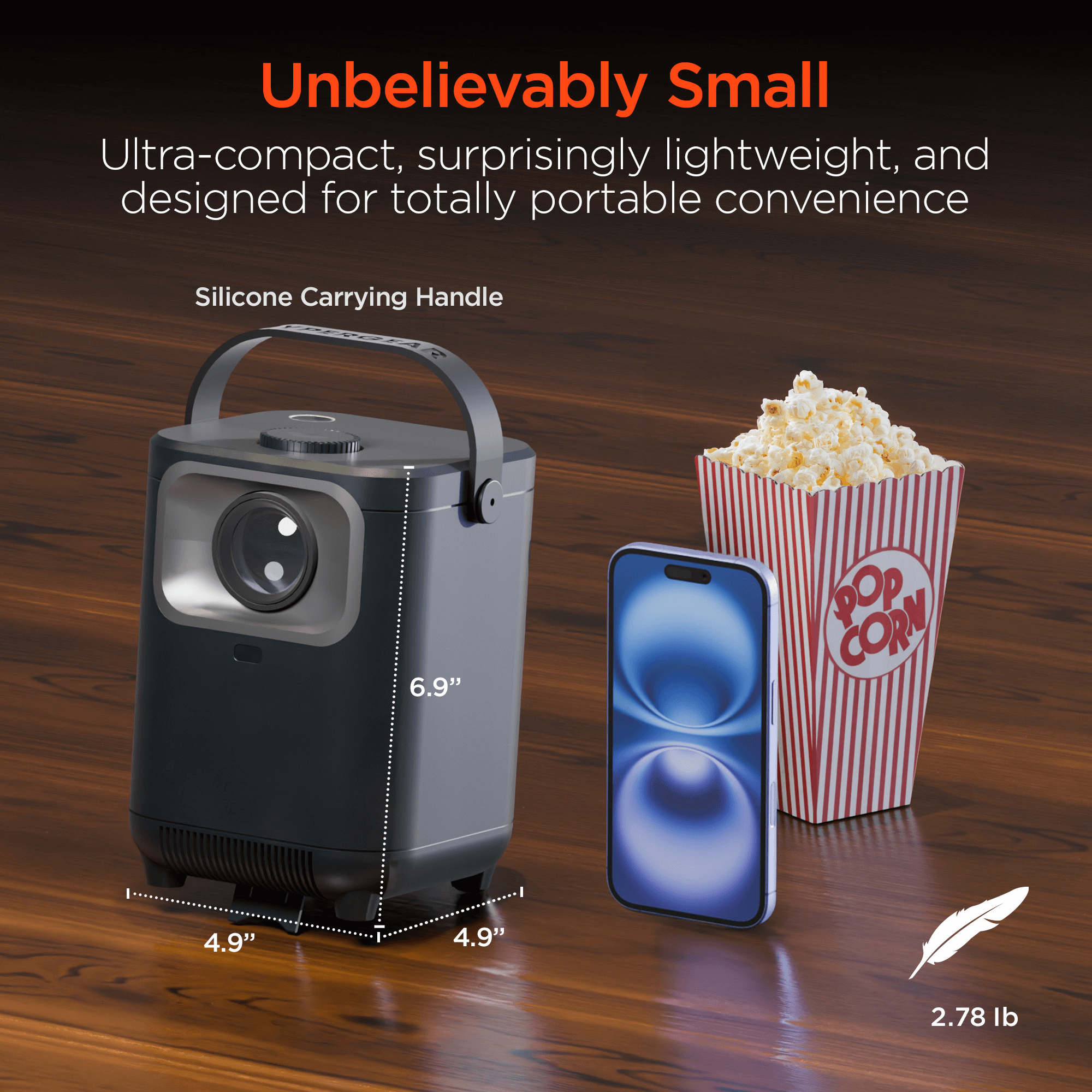HyperGear CineMini Portable Mini Projector Jupiter Gear Home