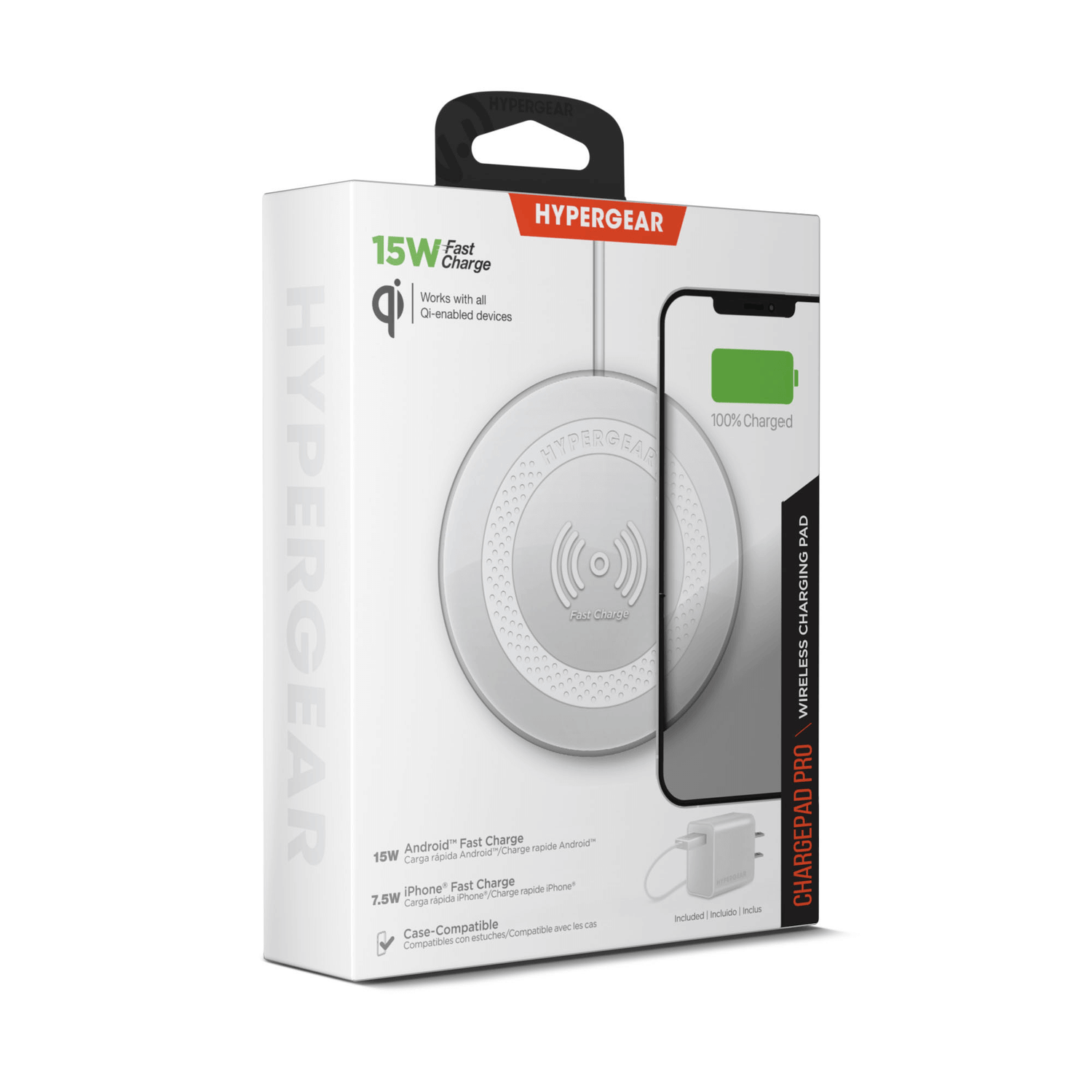 HyperGear ChargePad Pro 15W Wireless Fast Charger USB-C Jupiter Gear Home