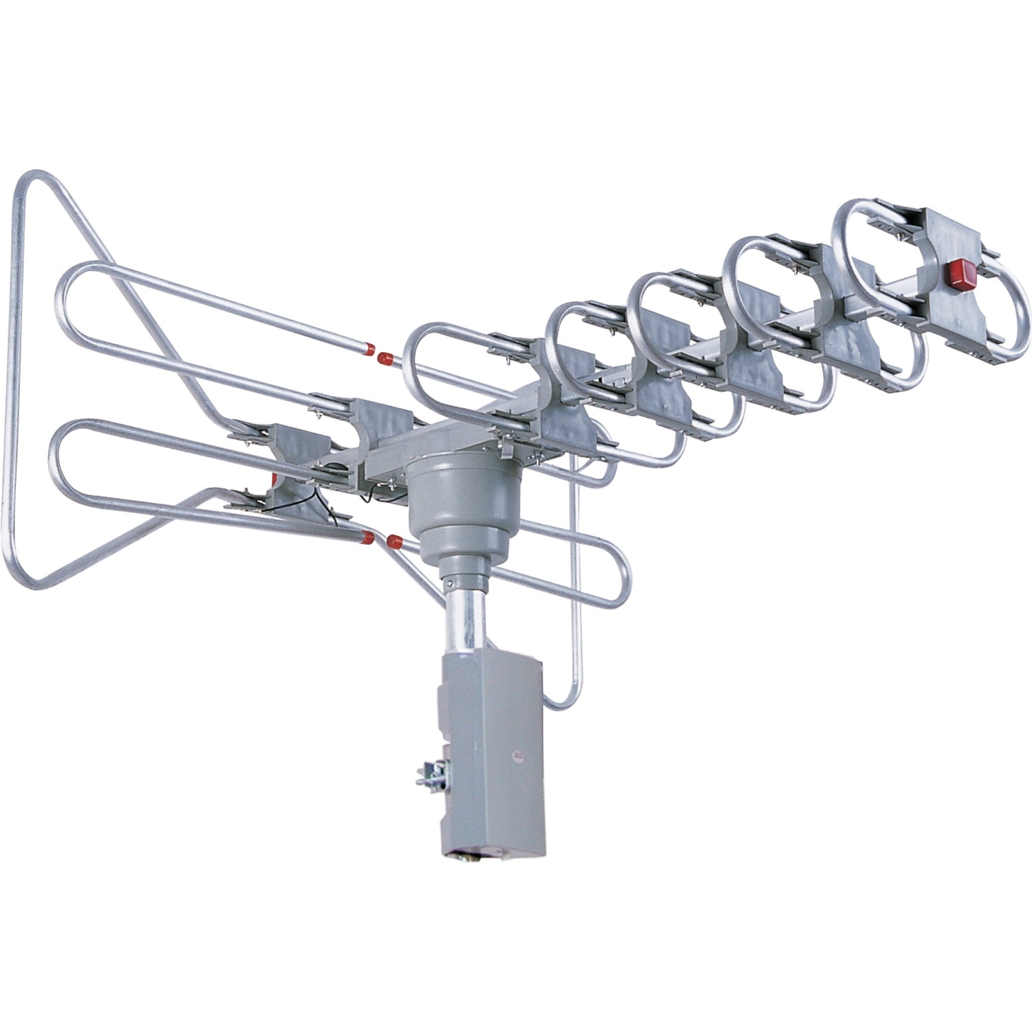 Supersonic 360-Degree HDTV Digital Amplified Motorized Antenna with Remote Control, Supports 2 TV Sets Jupiter Gear Home