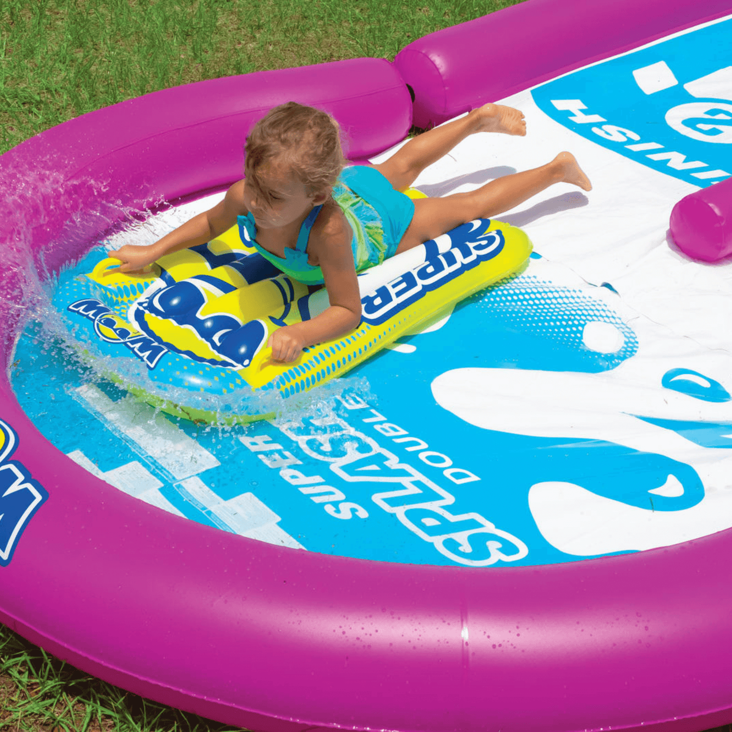 WOW Watersports Pool End for the Giant Backyard Double Lane Lawn Slide Jupiter Gear Home