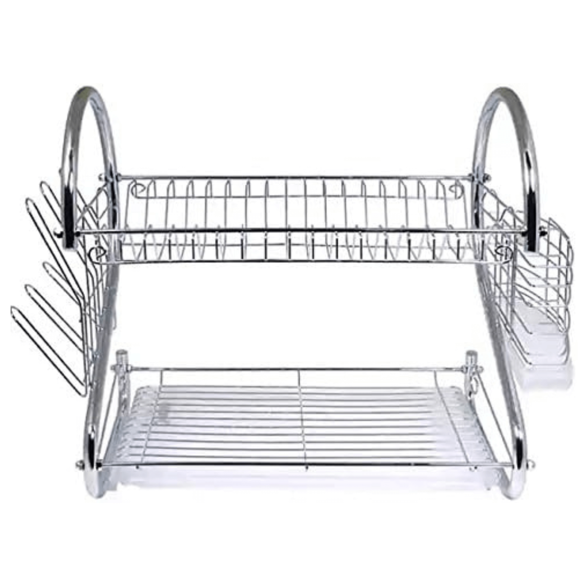 Better Chef 16" 2-Level Chrome-Plated S-Shaped Dish Rack Jupiter Gear Home