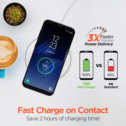 HyperGear ChargePad Pro 15W Wireless Fast Charger USB-C Jupiter Gear Home