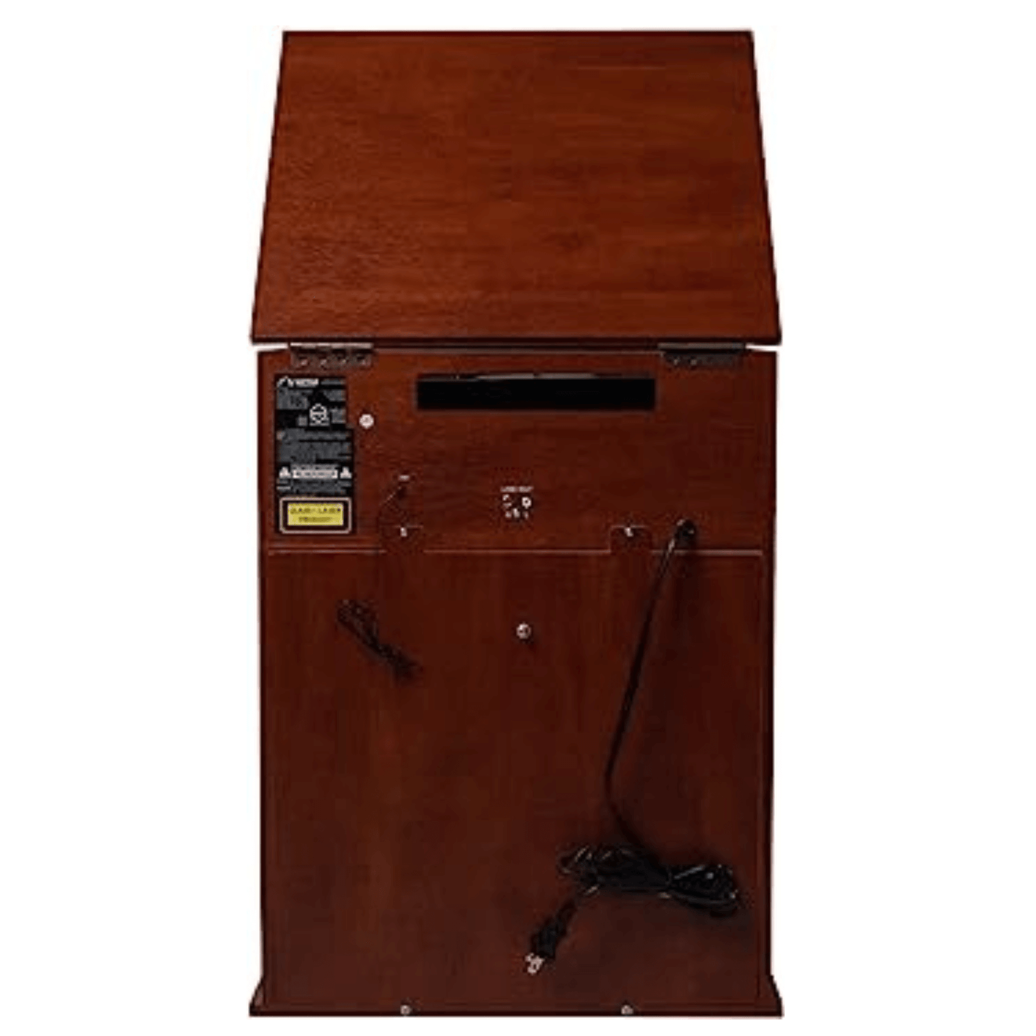 Victor Boyleston 7-in-1 3-Speed Turntable Music Center Mahogany - Refurbished Jupiter Gear Home