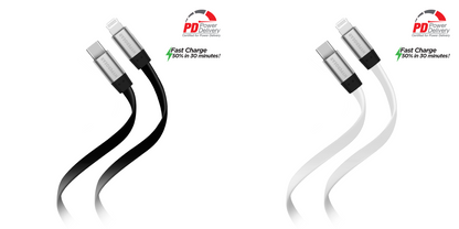 HyperGear Flexi USB-C to Lightning Flat Cable 6ft Jupiter Gear Home