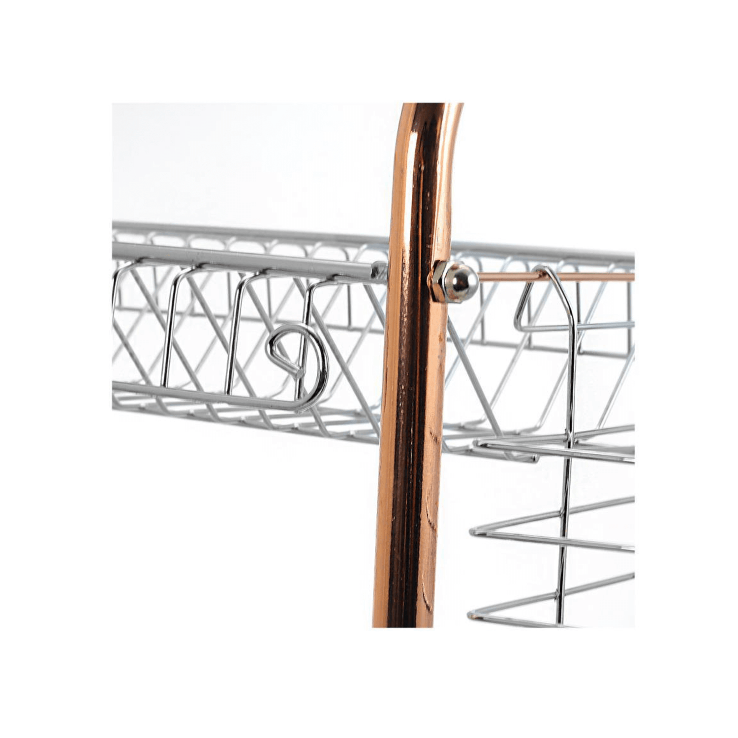 Better Chef 22" 2-Level Chrome-Plated R-Shaped Dish Rack Jupiter Gear Home