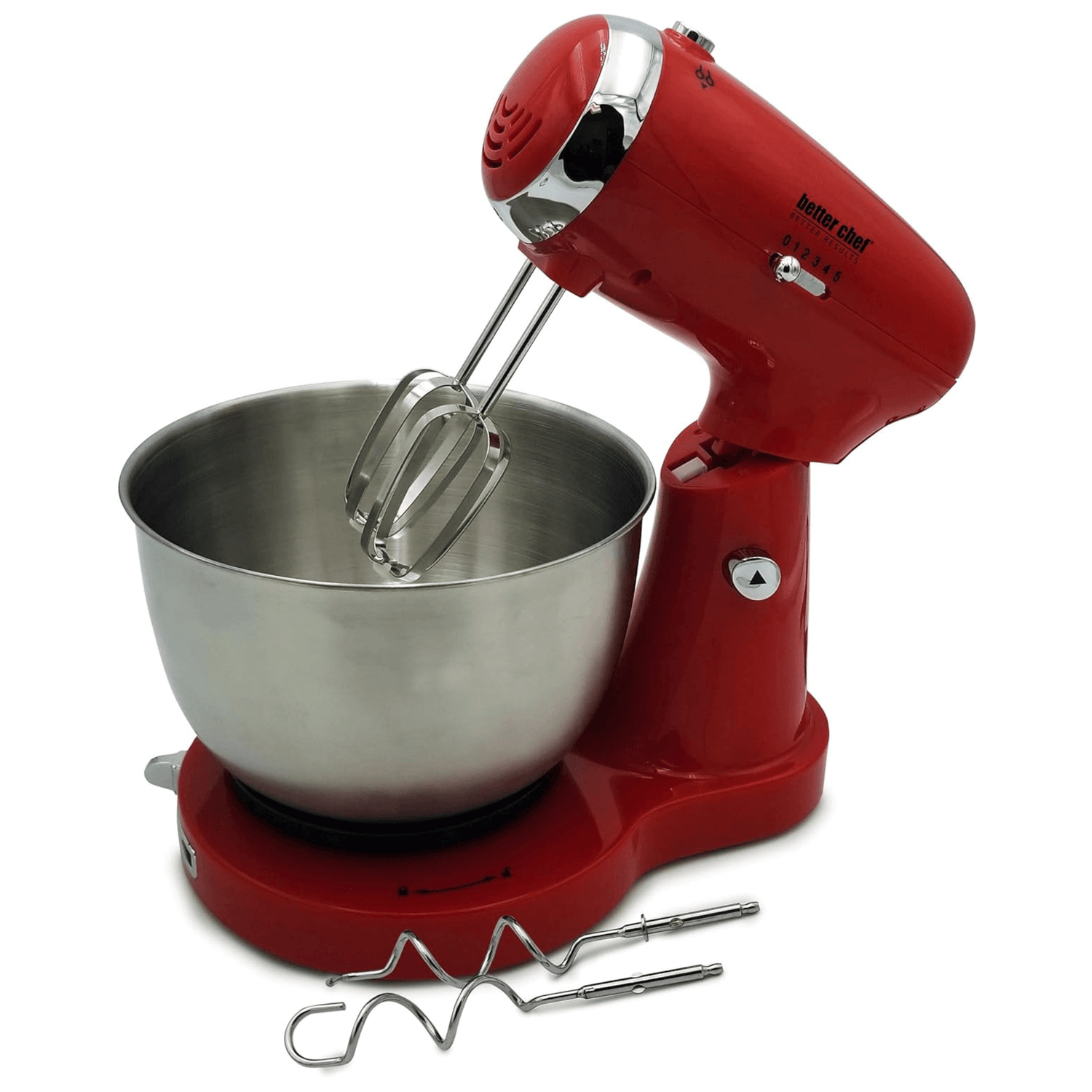 Better Chef 350W Classic Stand Mixer with Stainless Steel Bowl Jupiter Gear Home