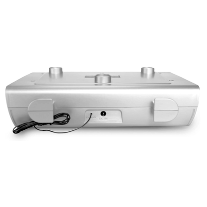 Emerson Under Cabinet FM Radio w Bluetooth, Station Memory and Clock with Timer Jupiter Gear Home