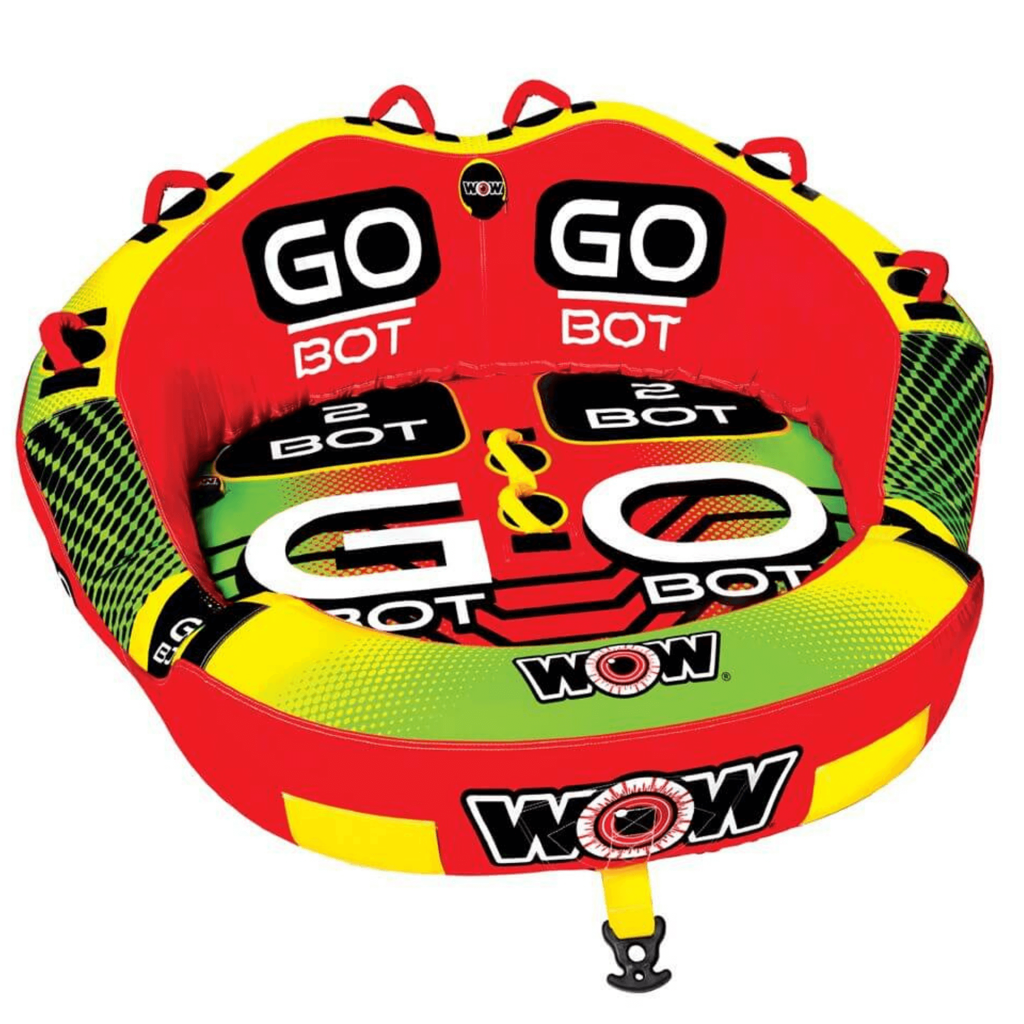 WOW Watersports Go Bot Towable Water Tube for 1 to 2 Riders Jupiter Gear Home