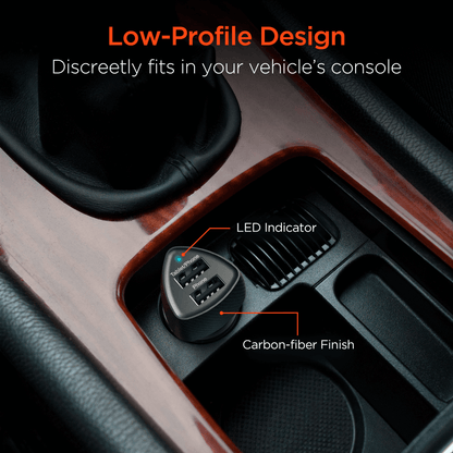 HyperGear SpeedBoost 12W USB + 5W USB Car Charger Jupiter Gear Home