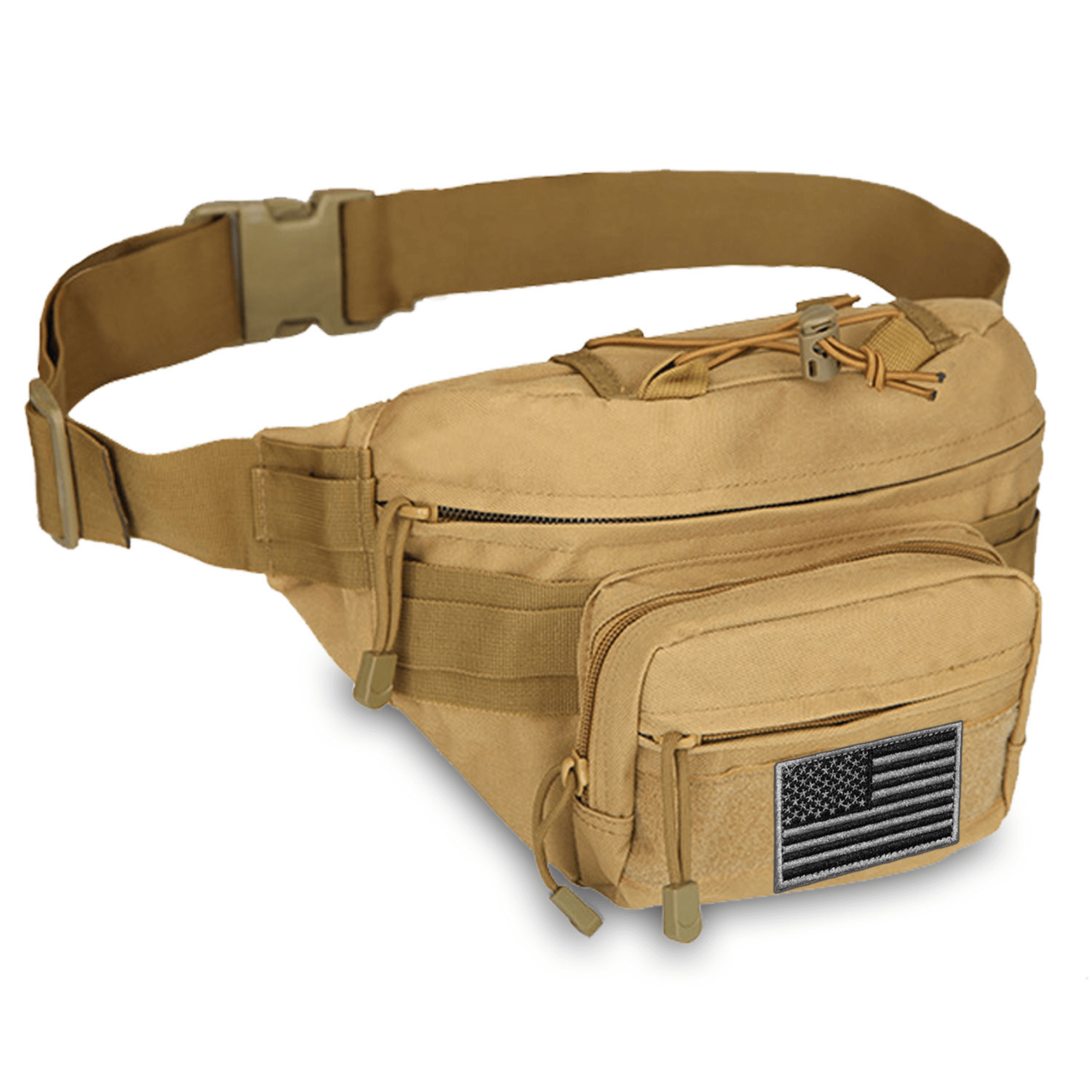 XGear Tactical Hunting Fanny Pack with USA Flag Patch Jupiter Gear Home
