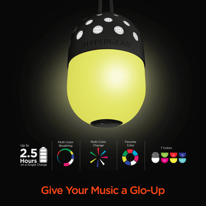 HyperGear Go-Glo Light-Up LED Wireless Speaker Jupiter Gear Home