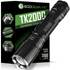 EcoGear FX TK2000 USB Rechargeable LED Tactical Flashlight Jupiter Gear Home