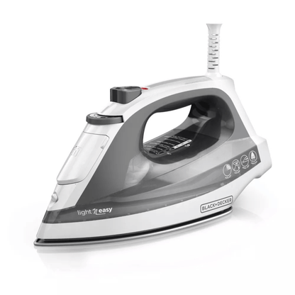 Black &amp; Decker Light N Easy Auto-Shutoff Iron with Stainless Soleplate Jupiter Gear Home