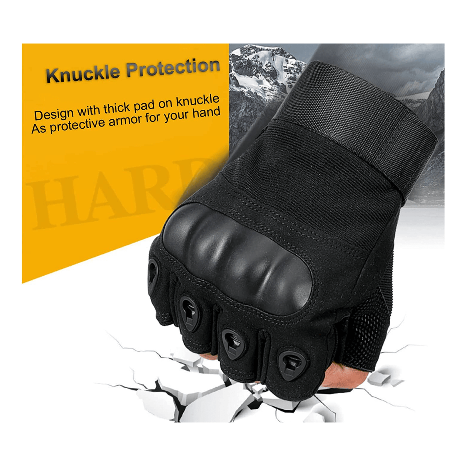 JupiterGear Tactical Military Fingerless Airsoft Gloves for Outdoor Sports, Paintball, and Motorcycling Jupiter Gear Home