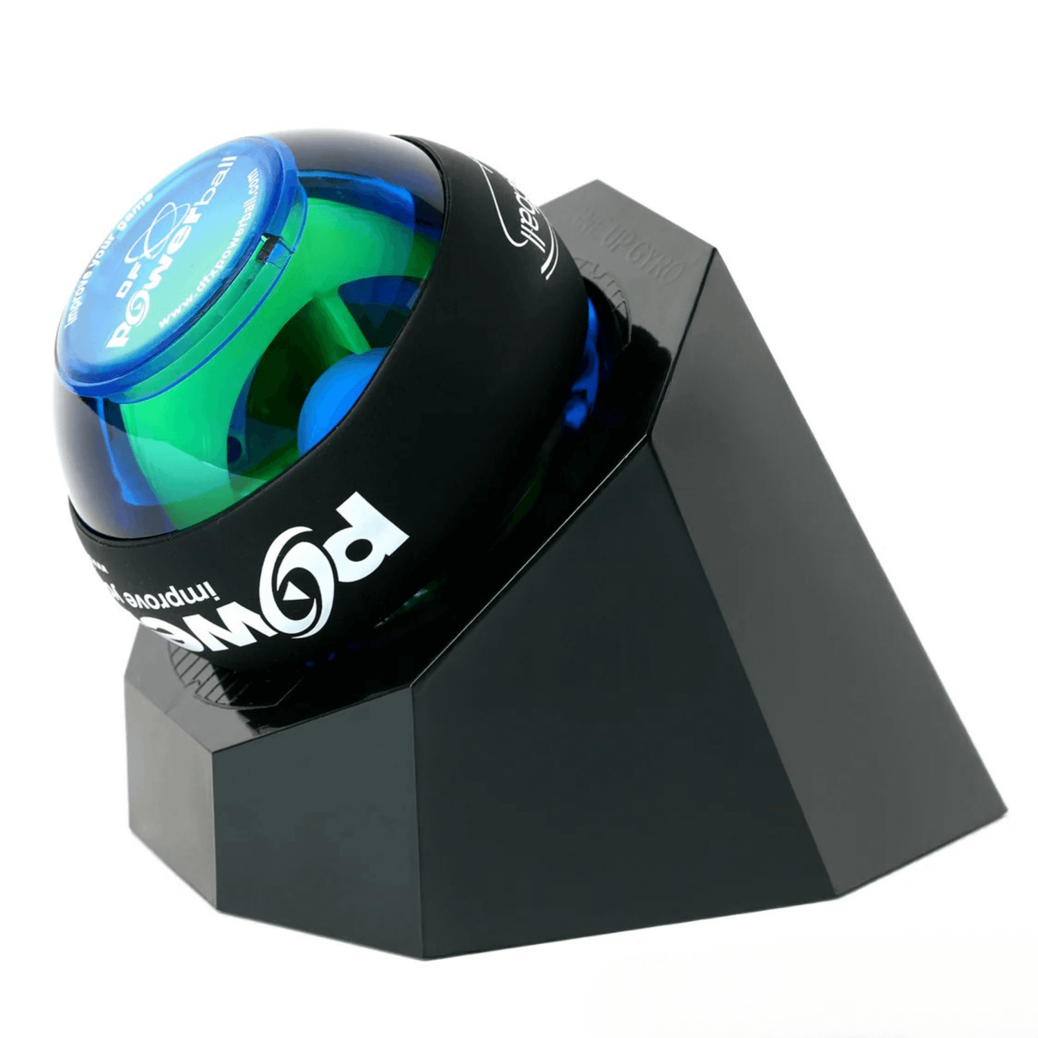 DFX Powerball Platinum Edition Hand Gyroscope Resistance Trainer with Powerdock Jupiter Gear Home