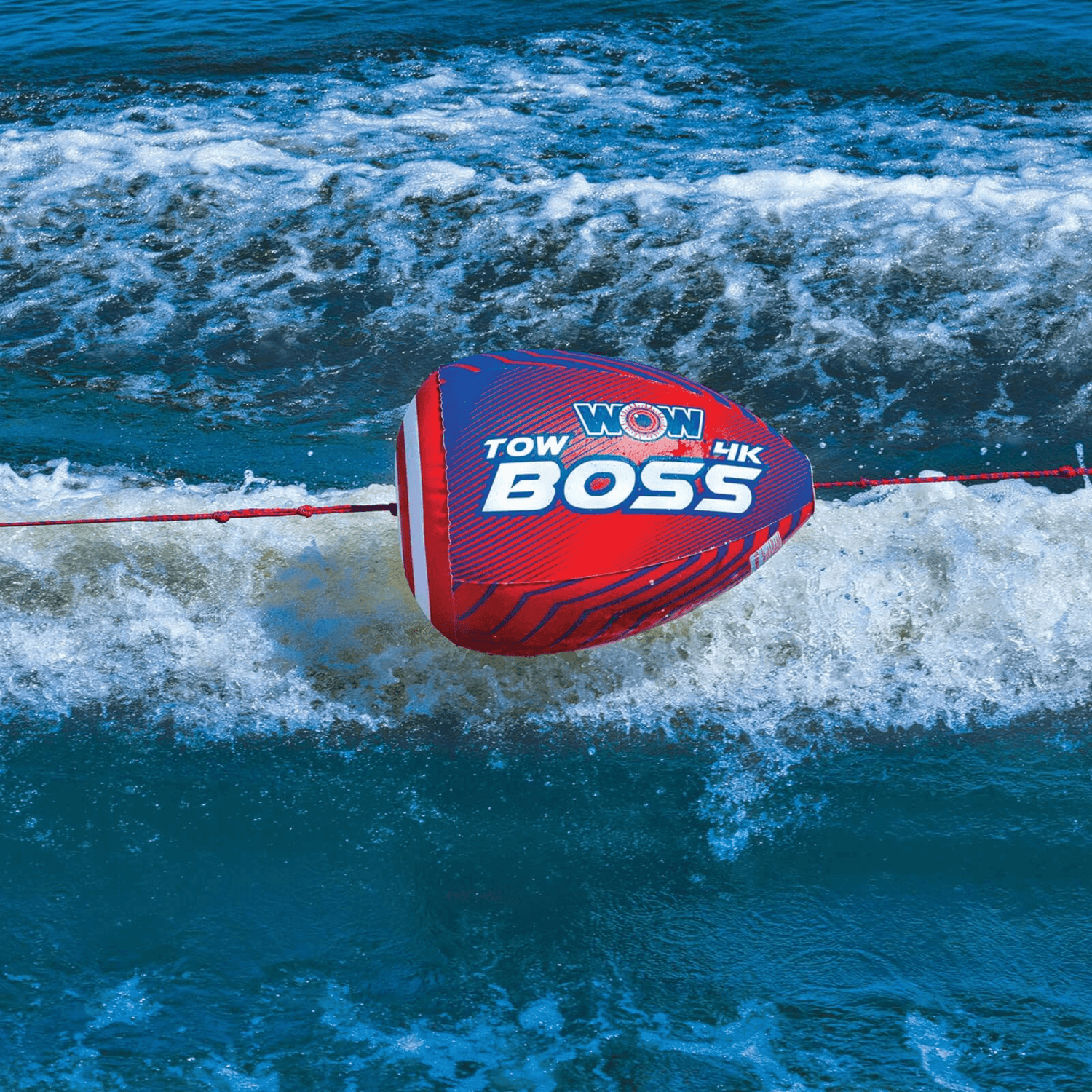 WOW Watersports Tow Boss for 1-4-person Towables, Absorbs Shock and Reduces Rope Spray Jupiter Gear Home