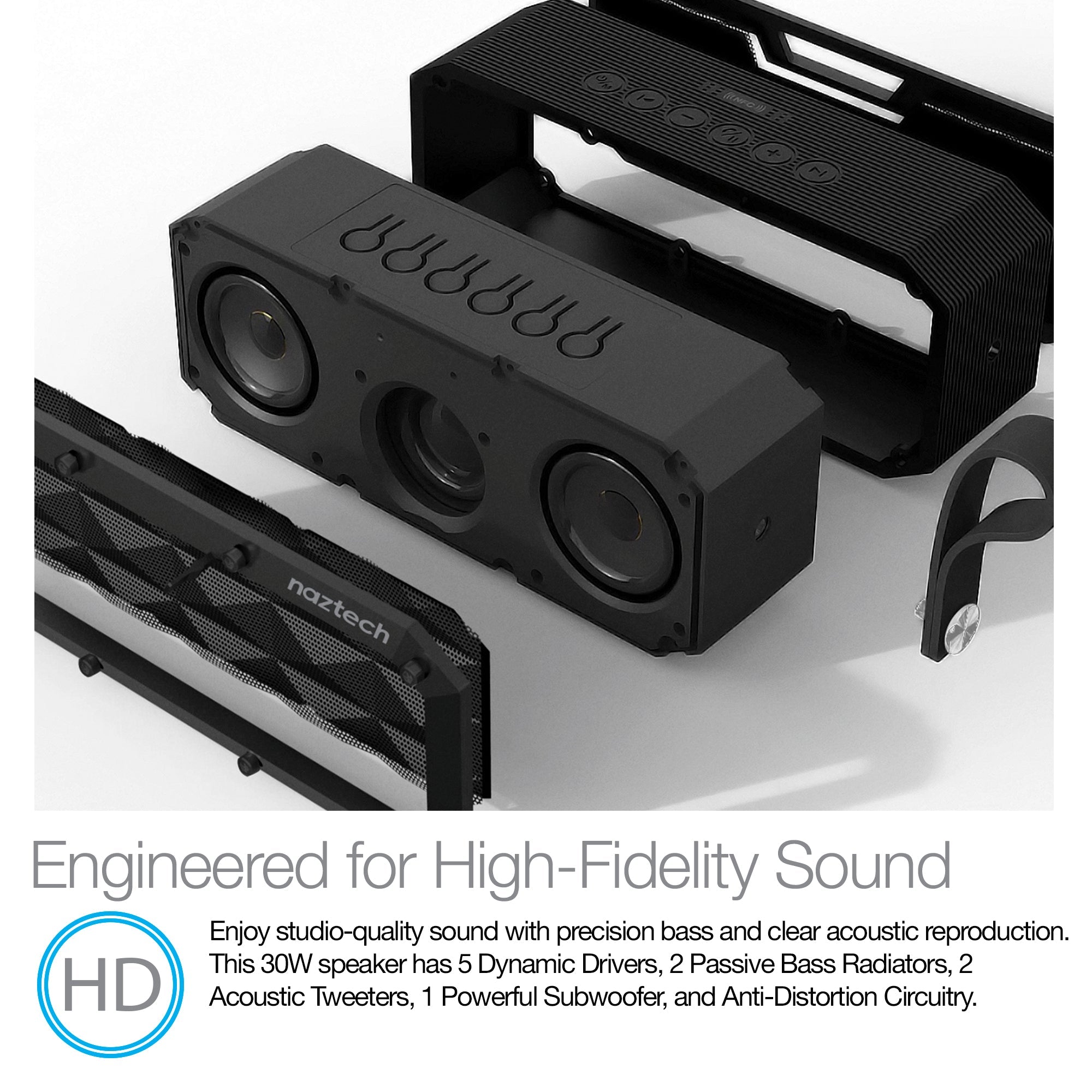 Naztech SoundBrick Wireless Speaker Jupiter Gear Home