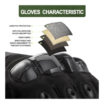 JupiterGear Tactical Military Airsoft Gloves for Outdoor Sports, Paintball, and Motorcycling with Touchscreen Fingertip Capability Jupiter Gear Home