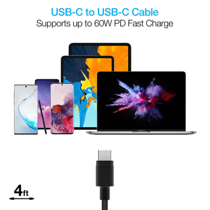 Naztech 20W PD Wall Charger + USB-C to USB-C 4ft Cable Jupiter Gear Home